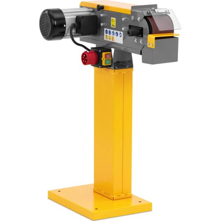 Stand-Bandschleifmaschine für Metall, 100 mm, 400 V, 1500 W Stand-Bandschleifmaschine für Metall, 100 mm, 400 V, 1500 W