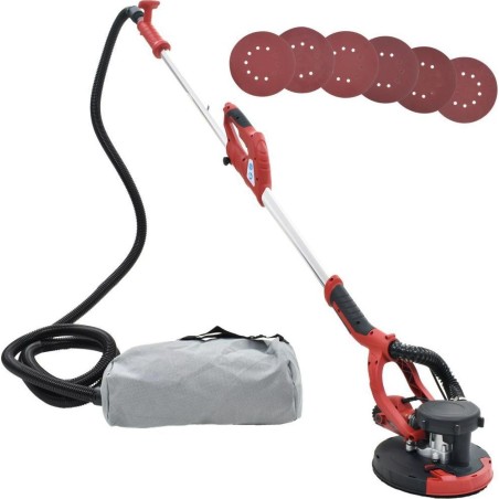 vidaXL Schleifmaschine – Gipsschleifmaschine mit Staubabsaugung, 750 W