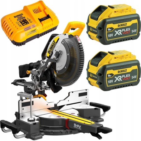 Dewalt Gehrungssäge, Akku-Gehrungssäge 305 mm, 54 V, XR, 2 × 9,0 Ah