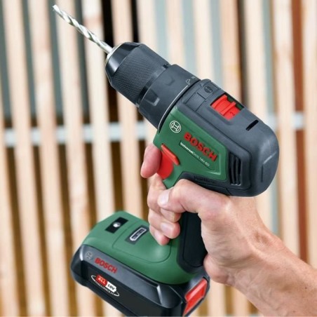 Bosch Akku-Schlagbohrmaschine BOSCH Green Universal Impact 18V-60, 18 V, 2 x 2-Ah-Akkus
