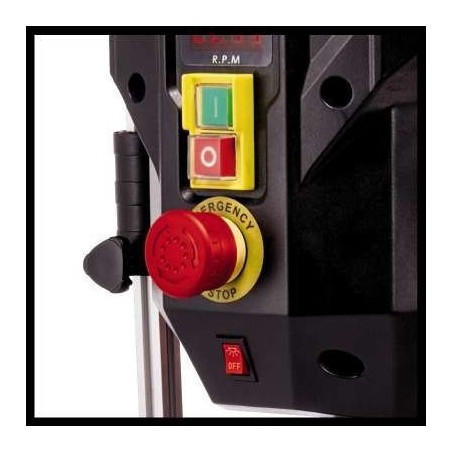 Einhell-Säulenbohrmaschine TC-BD 750 E (rot/schwarz, 750 Watt)