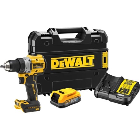 Bohrmaschine Dewalt DEWALT 18-V-Schlagbohrschrauber 90 Nm 1x1,7 Ah POWERSTACK BL TSTAK DCD805E1T
