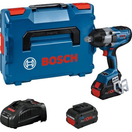 Bosch Akku-Schlagschrauber BITURBO GDS 18V-1050 H Professional, 18 V (blau/schwarz, 2x ProCORE18V 5,5-Ah-Akku)