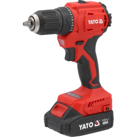 Bohrmaschine Yato YATO 18-V-LI-ION-Akku-Schrauber   1x2,0 Ah 45 Nm Karton