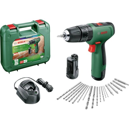 Bosch EasyImpact 1200 Akku-Bohrschrauber, 12 V, 2 Akkus à 1,5 Ah (06039D3105)
