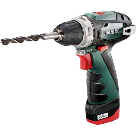 Bohrschrauber Metabo PowerMaxx BS Basic 10,8 V, 1 Akku (2 Ah)
