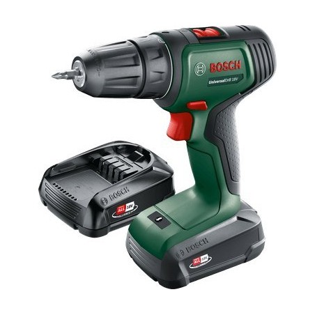 Bosch UniversalDrill 18 V Akku-Bohrschrauber mit 1 Akku (1,5 Ah)