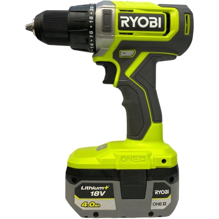 Akku-Bohrschrauber RYOBI ONE+ RDD18-2C42S, 18 V, 2,0+4,0 Ah Li-Ion, 52 Nm