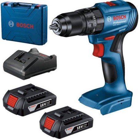 Bosch-Bohrschrauber 06019K3100, 18 V, 2 Akkus à 2 Ah