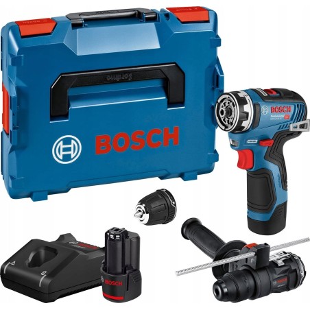 Bosch Akku-Bohrschrauber GSR 12V-35, 12 V, 2 Akkus à 3 Ah (06019H3009)