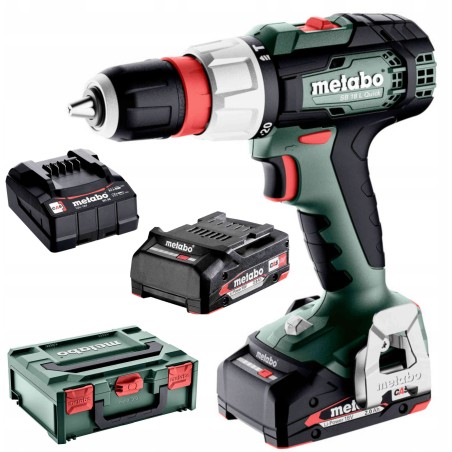 METABO.SB 18 L Quick im metaBOX 145-Koffer, mit SC 30-Ladegerät + 2 Li-Ionen-Akkus 18 V / 2,0 Ah