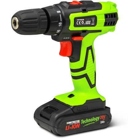 Akku-Bohrschrauber CONSTRUCTOR, 20 V, 2 x 2,0 Ah Li-Ion, 28 Nm