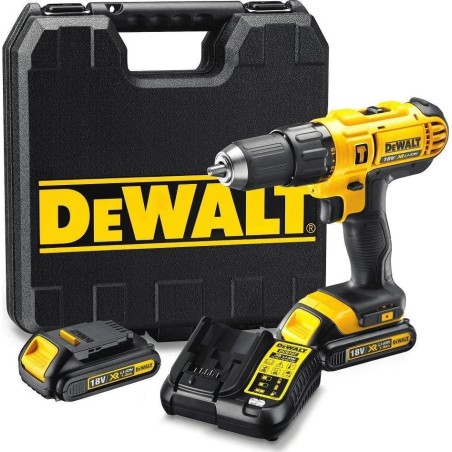 Bohrschrauber Dewalt DCD776C2, 18 V, 2 Akkus à 1,3 Ah