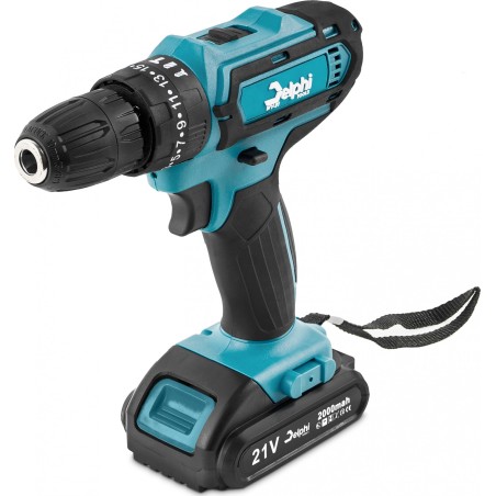 Bohrschrauber Delphi Tools 21 V, 2 x Akku 2 Ah