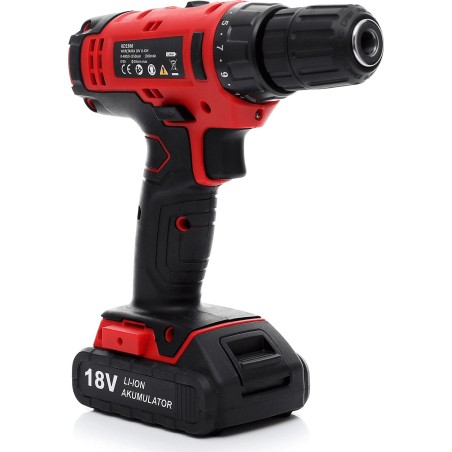 Bohrschrauber Kraft&Dele KD1566 18 V, 1 Akku (1,3 Ah)