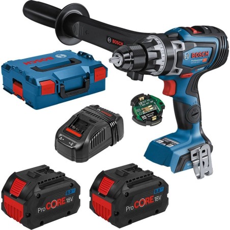 Bosch-Bohrschrauber GSR 18V-150 C, 18 V, 2 Akkus à 8 Ah