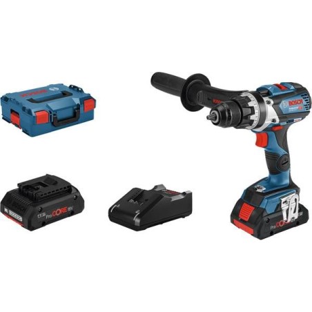 Bosch Akku-Bohrschrauber GSR 18V-110 C, 18 V, 2 Akkus à 4 Ah (06019G010A)