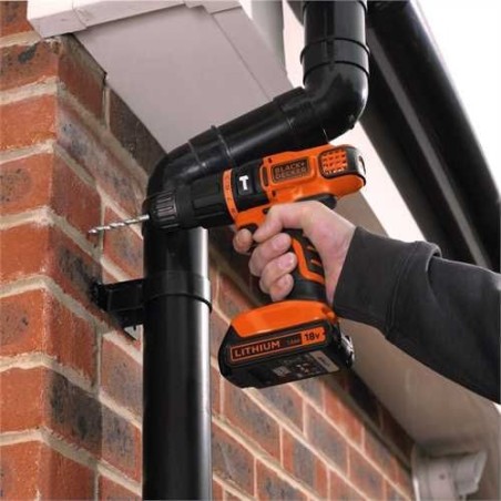 Black&Decker Bohrschrauber BL188KB, 18 V, 2 Akkus à 1,5 Ah