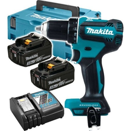 Bohrschrauber Makita DDF485SFJ 18 V, 2 Akkus à 3 Ah