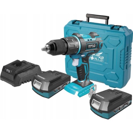 Dedra-Elektrowerkzeugset DED7042: Schraubendreher + 2 x DED7032 + DED7038 + 9-teiliges Zubehörset