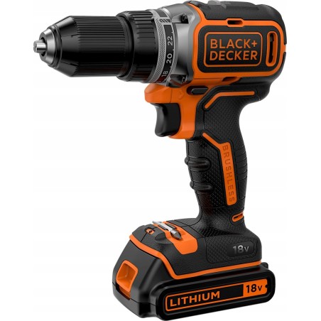 Black&Decker Bohrschrauber BL186K1B2, 18 V, 2 x 2-Ah-Akku
