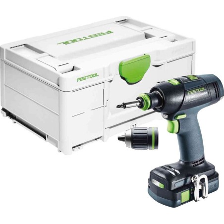 Festool Akku-Bohrschrauber T 18+3 Basic (577051) 18 V, 1 x Akku 4 Ah