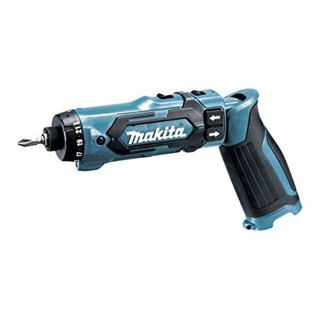 Makita Makita Akku-Schrauber DF012DZ, 7,2 Volt, Bohr- und Schraubmaschine (blau/schwarz, ohne Akku und Ladegerät)