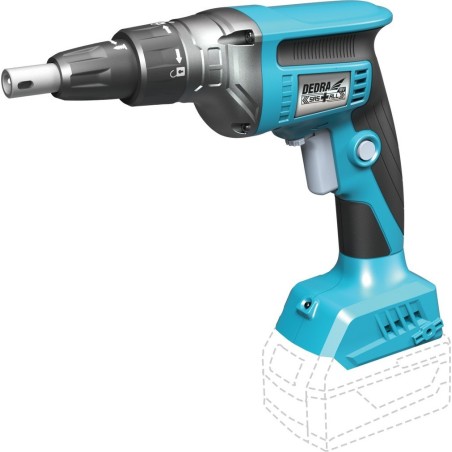 Dedra Bürstenloser Trockenbauschrauber mit Zuführung SAS+ALL18V