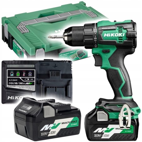 HIKOKI.SCHRAUBER 18 V   DS18DE Drehmoment 70 Nm 2x5,0 Ah MV BL HSC