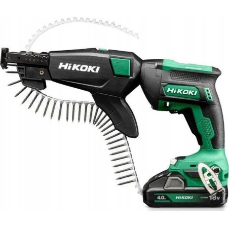 HIKOKI.PLASTERBOARD-SCHRAUBER 18 V   W18DBWCZ + AKKUS 2x4,0 Ah BL 0 – 3000 U/min HITSYSTEM