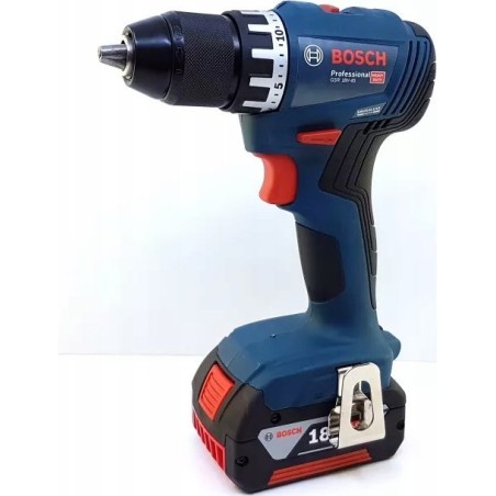 Bosch Professional Akku-Schrauber BOSCH Professional GSR, 18 V-45, 2 × 3,0 Ah, Drehmoment 21–45 Nm, 13 mm