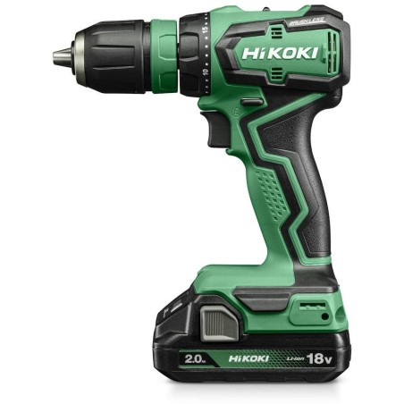HIKOKI.SCHRAUBER 18 V   DS18DDQ WQZ 55 Nm 2x2,0 Ah BL AUSTAUSCHBARE KÖPFE HSC