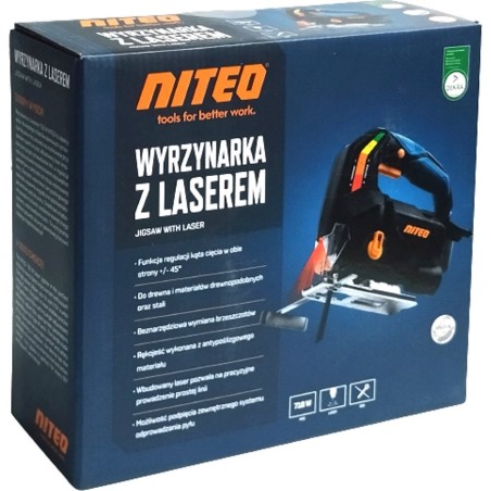 Niteo Stichsäge SDS 710 W mit Laser, Drehzahlregelung