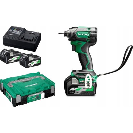 Hikoki-Schlagschrauber HIKOKI.IMPACT DRIVER.18V WH18DC SEP 210 Nm 2x 36/18 V 2,5/5,0 Ah MULTIVOLT HITSYSTEM