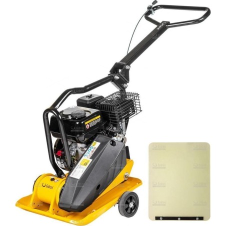 Cedrus CEDRUS ZG02 Benzin-Bodenverdichter 79 kg / 6,5 PS + Transporträder + Silikonmatte – EWIMAX – OFIC