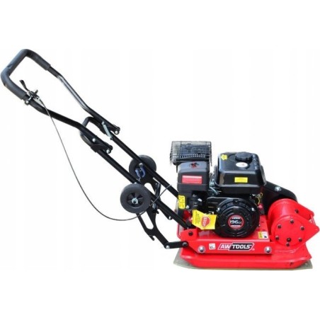 AWTools AWTOOLS Plattenverdichter ZG-90P mit Matte und Rädern, 86 kg, 6,5 km, 550 x 420 mm. AW70601