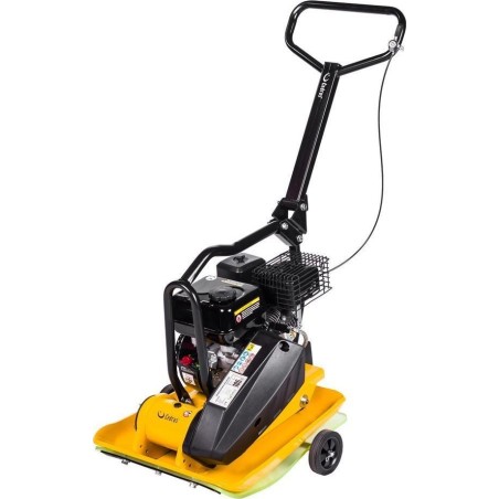Cedrus CEDRUS ZG01 Benzin-Bodenverdichter 96 kg / 6,5 PS + Transporträder + Silikonmatte – EWIMAX – OFI