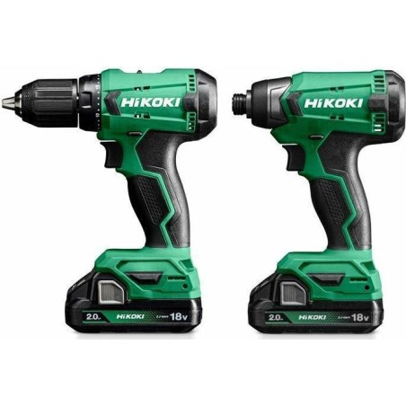 Hikoki-Elektrowerkzeugset HIKOKI 18-V-Set KC18DAW (DV18DA+WH18DA)