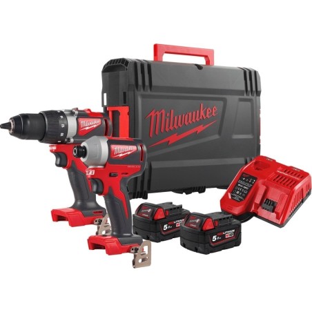 Milwaukee 6-teiliges Elektrowerkzeug-Set (M18 BLPP2B2-502X)