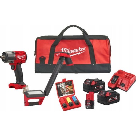 Milwaukee 7-teiliges Elektrowerkzeug-Set (M18 FPP2BH-523B)