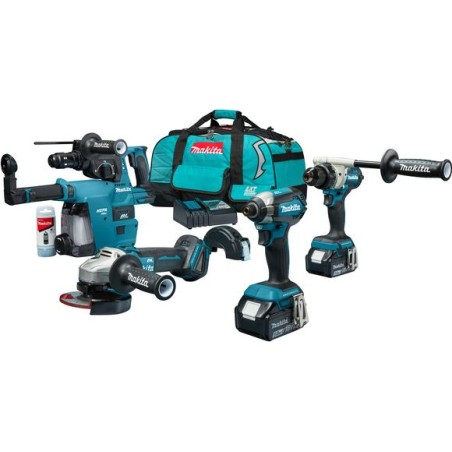 Makita 10-teiliges Elektrowerkzeug-Set (DLX4155TX1)