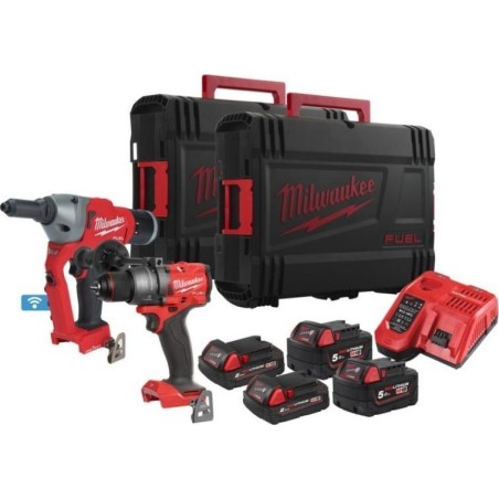 Milwaukee 9-teiliges Elektrowerkzeug-Set (M18 FPP2G3-524X)