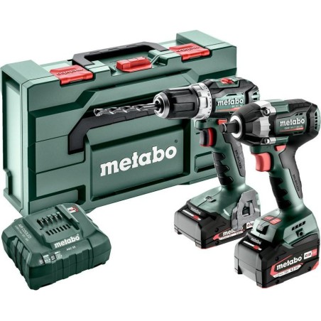 Metabo-Elektrowerkzeugset METABO.COMBO-SET 18V 2.9.2 (BS 18 L BL + SSW 300) 1x5,2 Ah 1x2,0 Ah METABOX