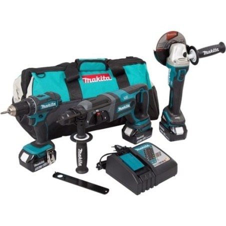 Makita 9-teiliges Elektrowerkzeug-Set (DLX3078TX1)