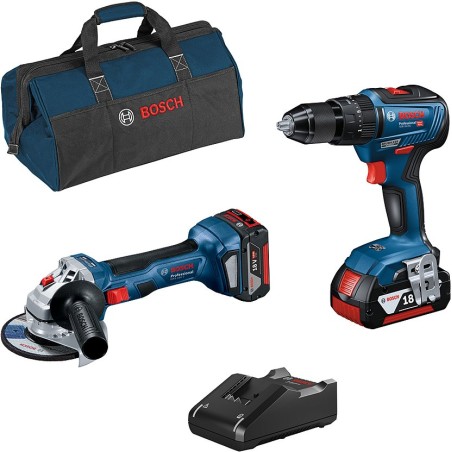 SET BOSCH GSB 18V-55 + GWS 18V-7