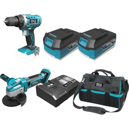 Dedra-Elektrowerkzeugset Starter-Set DED7035x2+DED7039+DED7001+DED7050+DED7040