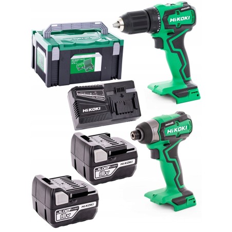 HIKOKI.SET 18 V KC18DD WBZ (DV18DD + WH18DD) 2x5,0 Ah HSC