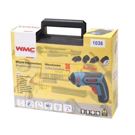 Akku-Schrauber 4 V – 36-teilig