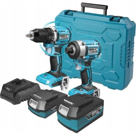 Dedra-Elektrowerkzeugset Set DED7143+DED7144+DED7032+DED7034+DED7038+13-teiliges Zubehörset