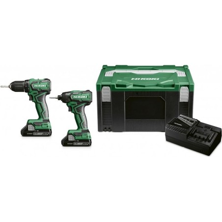 Hikoki 6-teiliges Elektrowerkzeug-Set (KC18DDWDZ)